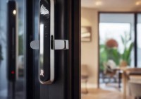 群喜防盗门维护专线解释（指纹锁守护家宅安全：防盗门与入户门完美结合）