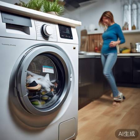 洗衣机洗鞋省时卫生