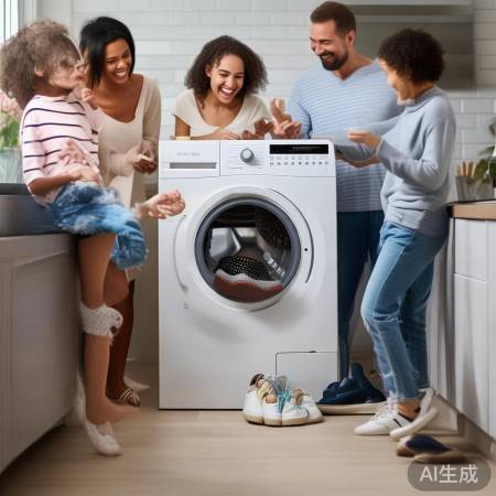 洗衣机洗鞋，告别手洗烦恼