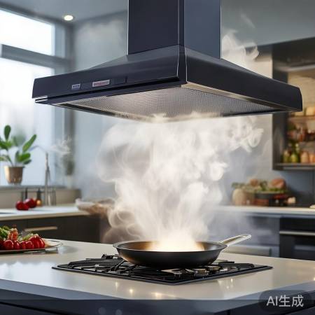 “华帝天镜油烟机，解决油烟烦恼