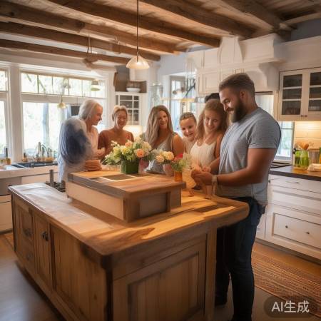 厨房高低台面，生活小确幸