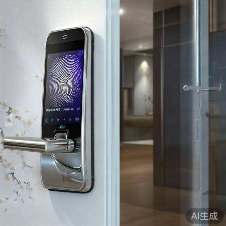 指纹锁轻松识手，出门无忧