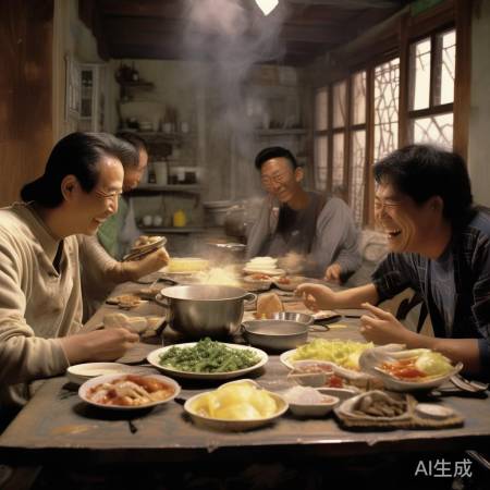 莫言家聚餐，友情简单纯粹