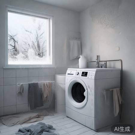 浴室洗衣机冬天不便