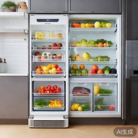 “分区储存，新鲜有保障”