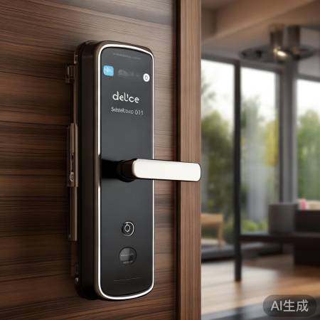 德力西智能锁续航强，太阳能充电