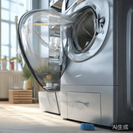 “洗衣机定期清洁，节能又高效。