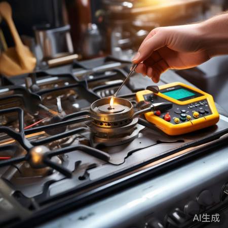 “点火器电阻测试，热水器故障排