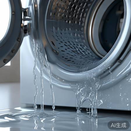 洗衣机甩干桶漏水孔问题