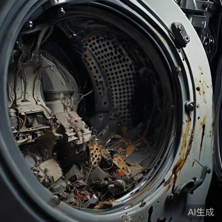 洗衣机大卸八块，细菌博览会