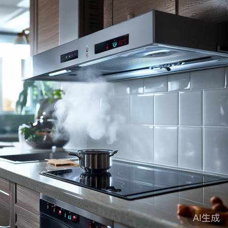 西门子950油烟机，无烟厨房神