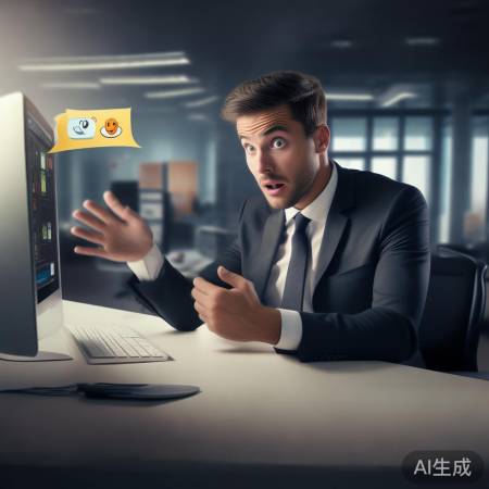 误发暧昧信息，职场尴尬事