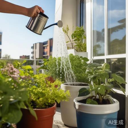 阳台洗衣机浇花，室内洗衣机喷地