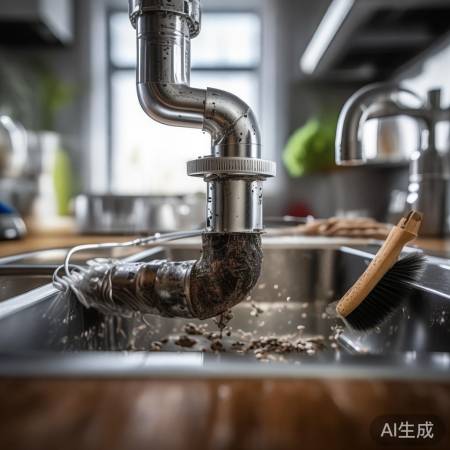 冷凝水管堵塞，清理或更换