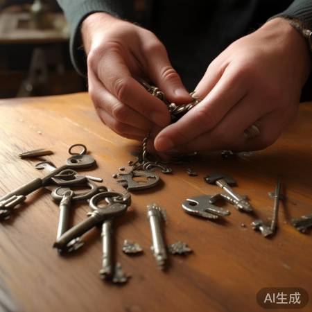 检查钥匙细节