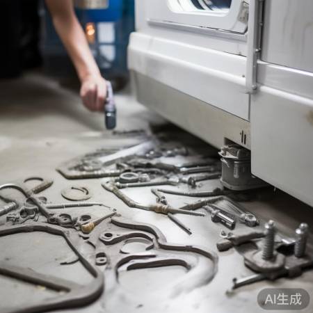 拆卸洗衣桶，简单三步