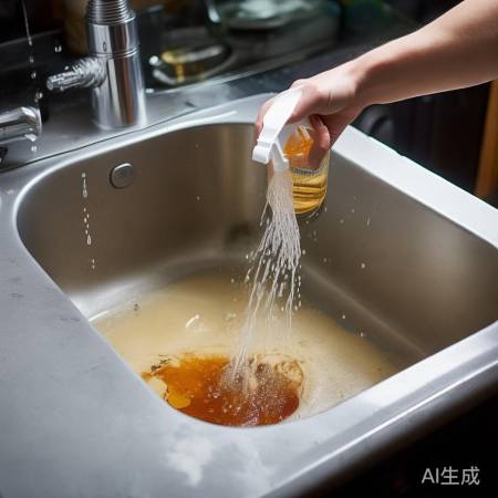 清洁剂喷油渍,渗透去污。